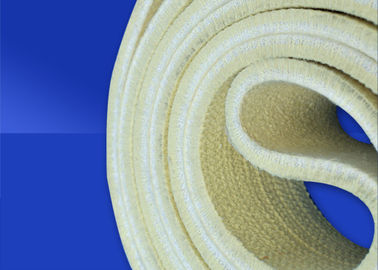El fieltro sin fin no tejido ceñe tres capas para el compresor hecho punto materia textil de la tela